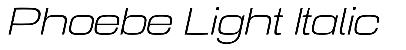 Phoebe Light Italic